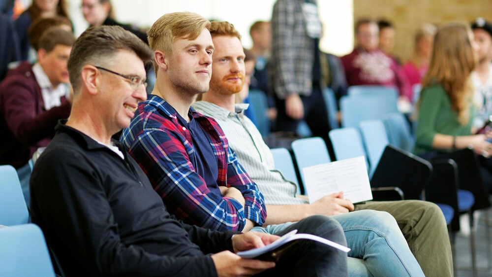 Students at Chapel